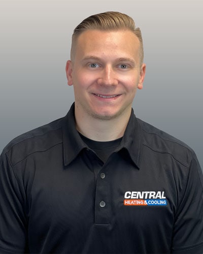 Central Heating & Cooling employee; Alex G - Creative Content Coordinator.