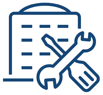 HVAC maintenance icon.