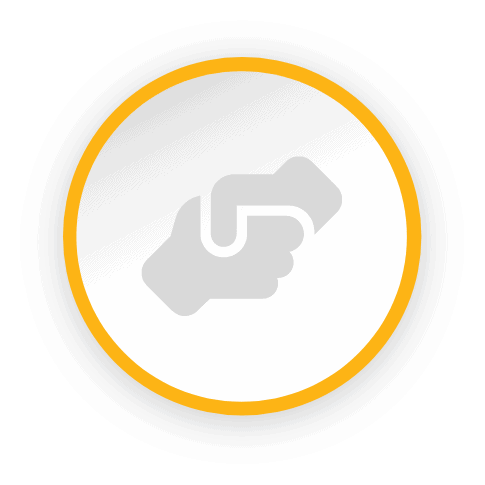 Integrity icon for being honest, ethical, and transparent to every customer.
