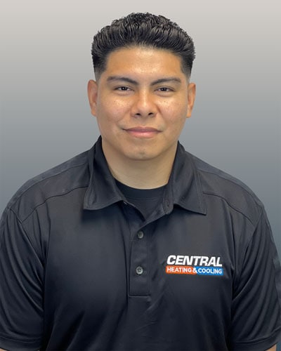 Central Heating & Cooling employee; Irving C - Comfort Advisor.