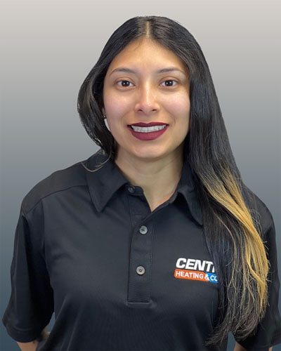 Central Heating & Cooling employee; Nayra F. - CSR & Office Manager.