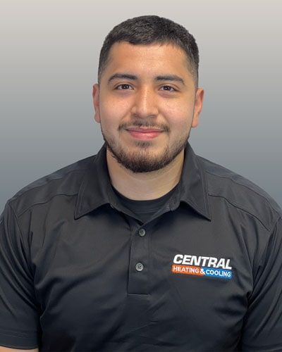 Central Heating & Cooling employee; Sam A. - Service Technician.