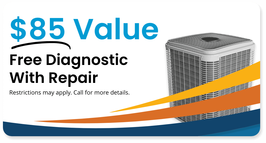 Central Heating & Cooling special for a free diagnostic test with repair. Call 704-999-1020 for details.